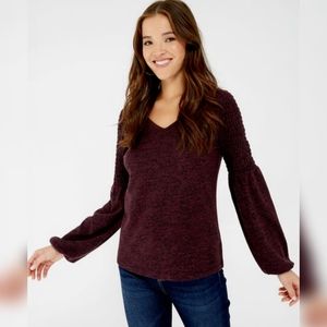 NWT Balloon Sleeve Sweater